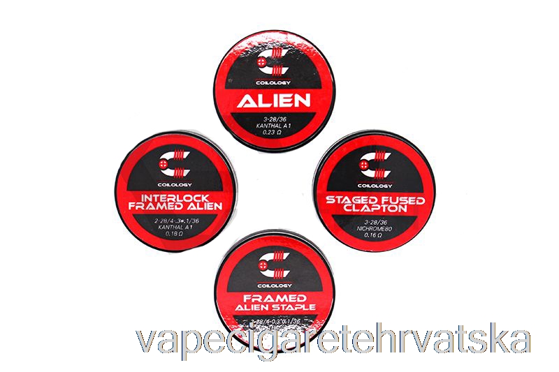 Vape Cigareta Koilološka Izvedba Unaprijed Izrađene Zavojnice Spajalica Alien - 0,21 Ohm Ka1